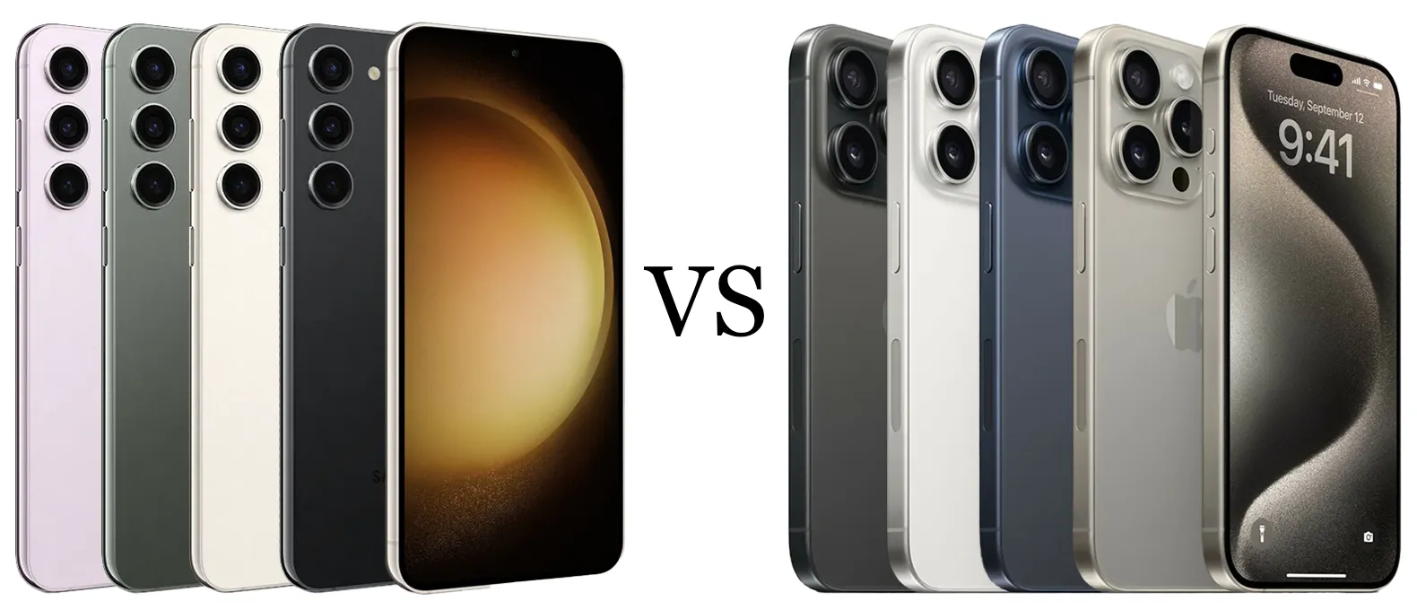 Apple iPhone 15 против Samsung Galaxy S23